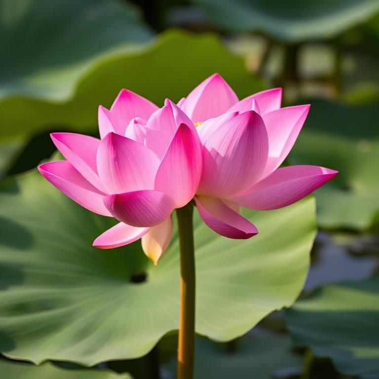 Loto Rosa Doble (Nelumbo nucifera)