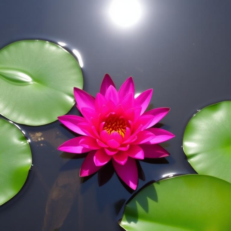 Ninfea Fucsia Doble (Nymphaea sp.)