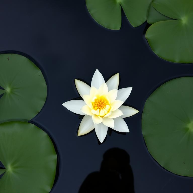 Ninfea Blanca Aromática (Nymphaea odorata)