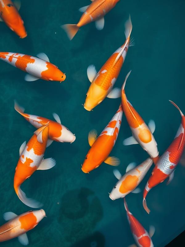 Beneficios de un estanque con koi en el hogar.